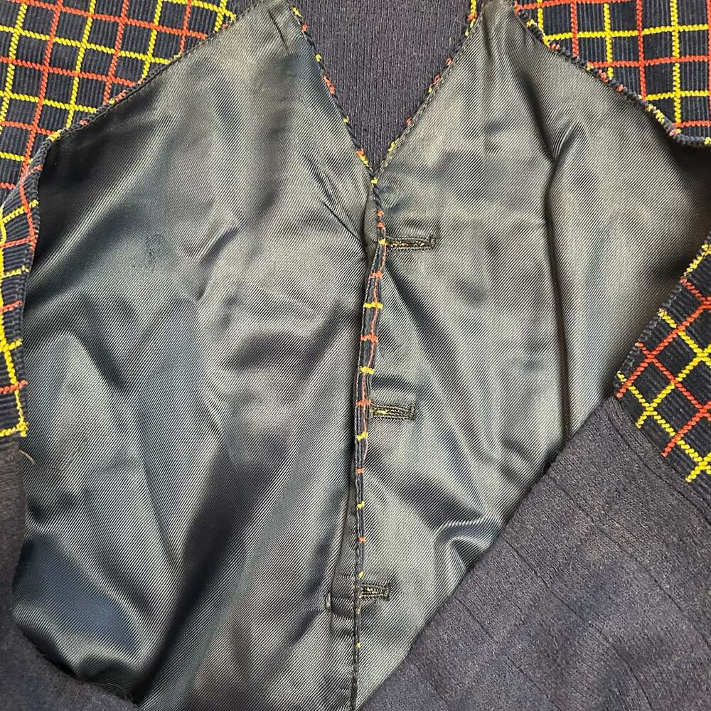 Vintage Bud Berma Originals Plaid Corduroy Vest - Picture 6 of 12